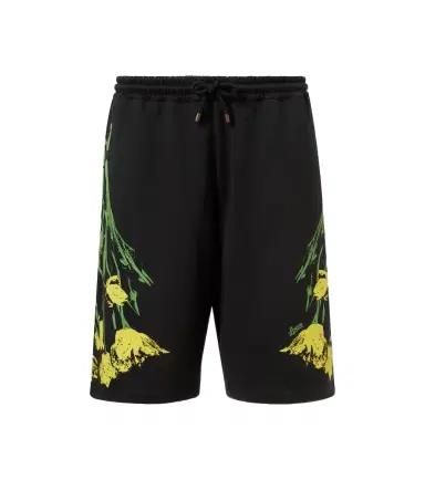 Loewe Floral cotton shorts | Thumbnail 1 Loewe Floral cotton shorts | Thumbnail 1