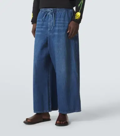 Loewe Paula's Ibiza cropped wide-leg jeans | Thumbnail 4 Loewe Paula's Ibiza cropped wide-leg jeans | Thumbnail 4