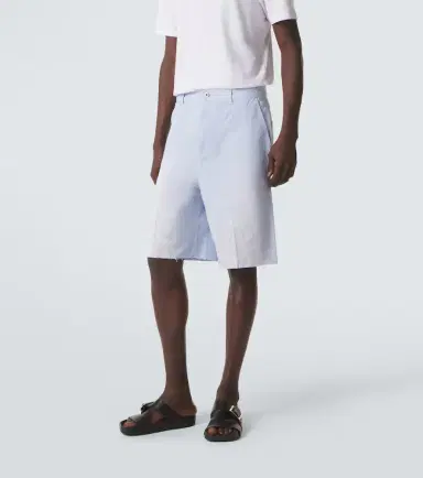 Loewe Paula's Ibiza Anagram cotton twill Bermuda shorts | Thumbnail 5 Loewe Paula's Ibiza Anagram cotton twill Bermuda shorts | Thumbnail 5