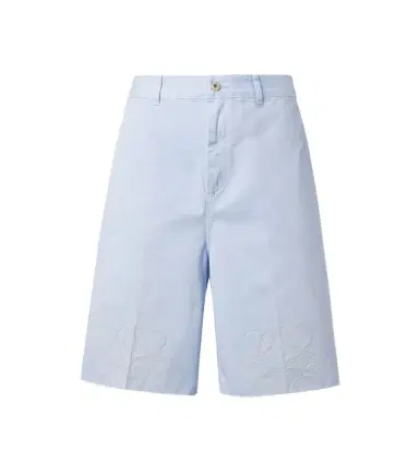 Loewe Paula's Ibiza Anagram cotton twill Bermuda shorts | Thumbnail 1 Loewe Paula's Ibiza Anagram cotton twill Bermuda shorts | Thumbnail 1
