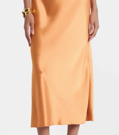 Galvan Sienna halterneck satin midi dress | Thumbnail 3 Galvan Sienna halterneck satin midi dress | Thumbnail 3