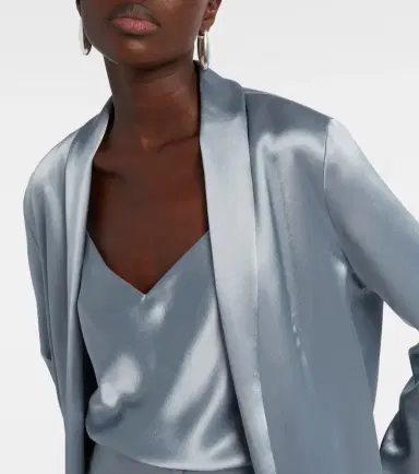 Galvan Julianne satin blazer | Thumbnail 4 Galvan Julianne satin blazer | Thumbnail 4