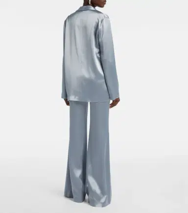 Galvan Julianne satin blazer | Thumbnail 5 Galvan Julianne satin blazer | Thumbnail 5