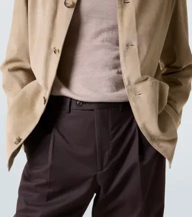 Saman Amel Amo cotton and cashmere straight pants | Thumbnail 2 Saman Amel Amo cotton and cashmere straight pants | Thumbnail 2
