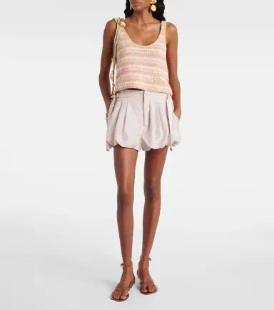 Chloe Chloé Cotton gabardine shorts | Thumbnail 2 Chloe Chloé Cotton gabardine shorts | Thumbnail 2