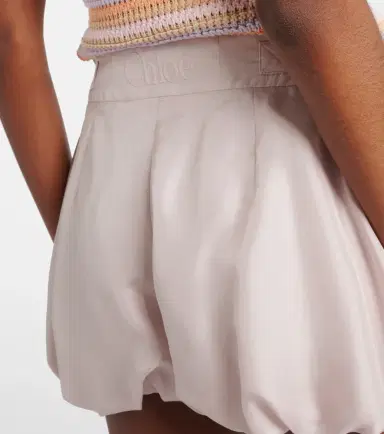 Chloe Chloé Cotton gabardine shorts | Thumbnail 3 Chloe Chloé Cotton gabardine shorts | Thumbnail 3