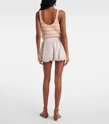 Chloe Chloé Cotton gabardine shorts | Thumbnail 4 Chloe Chloé Cotton gabardine shorts | Thumbnail 4