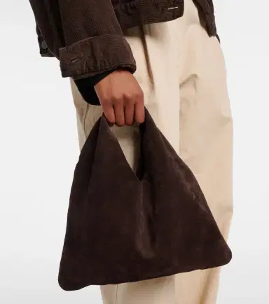 The Row Bindle Small suede top-handle bag | Thumbnail 5 The Row Bindle Small suede top-handle bag | Thumbnail 5