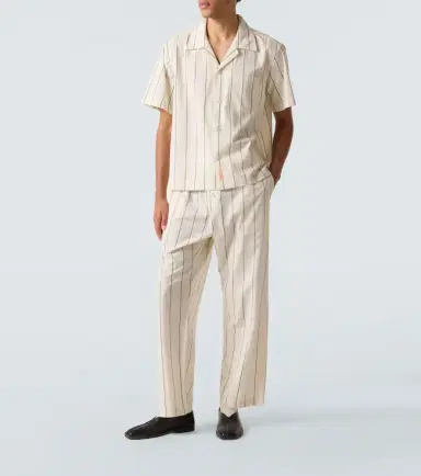 Bode Celery striped cotton bowling shirt | Thumbnail 2 Bode Celery striped cotton bowling shirt | Thumbnail 2
