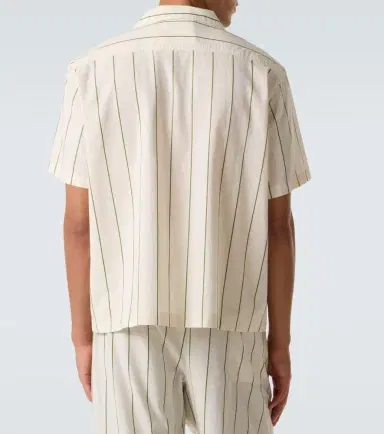 Bode Celery striped cotton bowling shirt | Thumbnail 5 Bode Celery striped cotton bowling shirt | Thumbnail 5