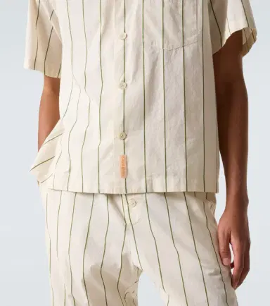Bode Celery striped cotton bowling shirt | Thumbnail 6 Bode Celery striped cotton bowling shirt | Thumbnail 6