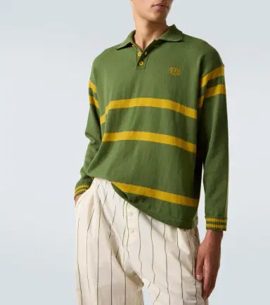 Bode Striped virgin wool polo sweater | Thumbnail 2 Bode Striped virgin wool polo sweater | Thumbnail 2