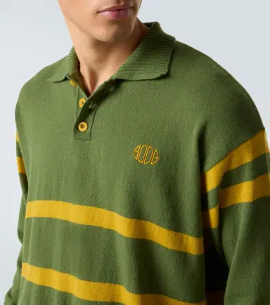 Bode Striped virgin wool polo sweater | Thumbnail 4 Bode Striped virgin wool polo sweater | Thumbnail 4