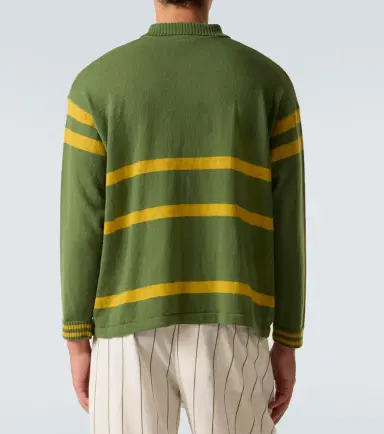 Bode Striped virgin wool polo sweater | Thumbnail 6 Bode Striped virgin wool polo sweater | Thumbnail 6