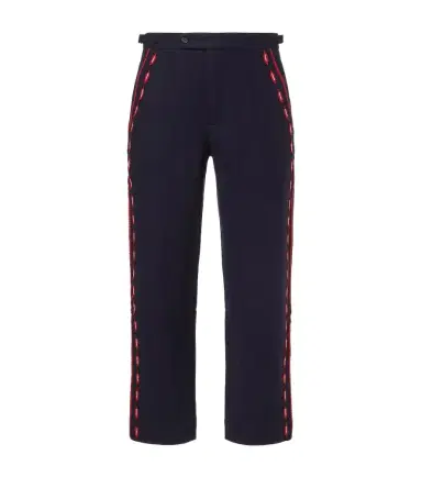Bode Carroll embroidered wool straight pants | Thumbnail 1 Bode Carroll embroidered wool straight pants | Thumbnail 1