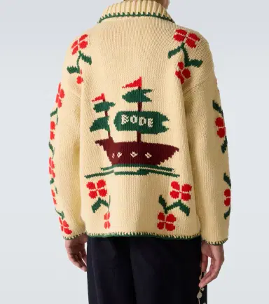 BODE Pirate Ship virgin wool cardigan | Thumbnail 4 BODE Pirate Ship virgin wool cardigan | Thumbnail 4