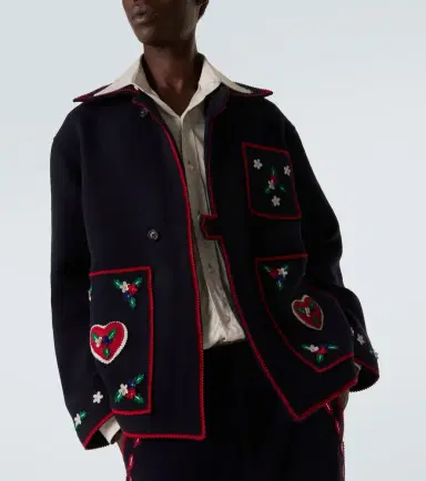 BODE Carroll embroidered wool jacket | Thumbnail 4 BODE Carroll embroidered wool jacket | Thumbnail 4