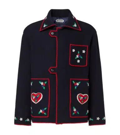 BODE Carroll embroidered wool jacket | Thumbnail 1 BODE Carroll embroidered wool jacket | Thumbnail 1
