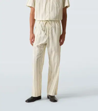 Bode Celery striped cotton pajama pants | Thumbnail 4 Bode Celery striped cotton pajama pants | Thumbnail 4