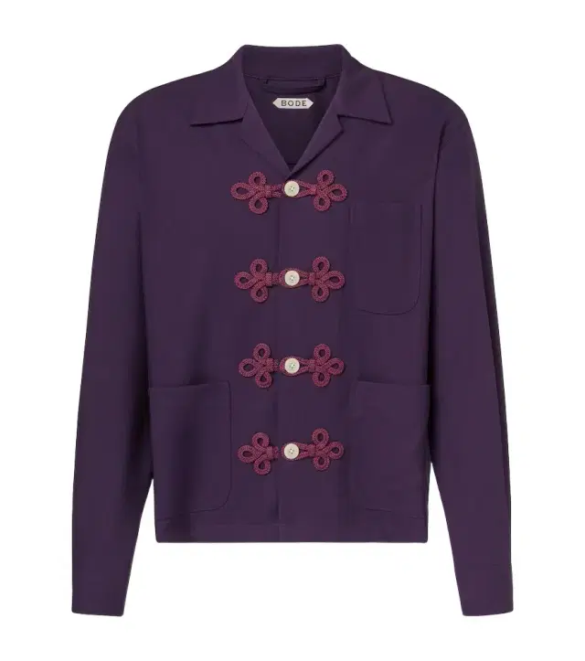 Astor embroidered wool shirt Astor embroidered wool shirt