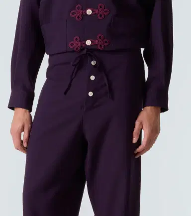 BODE Astor wool wide-leg pants | Thumbnail 2 BODE Astor wool wide-leg pants | Thumbnail 2