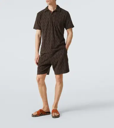Frescobol Carioca Faustino cotton terry jacquard polo shirt | Thumbnail 5 Frescobol Carioca Faustino cotton terry jacquard polo shirt | Thumbnail 5