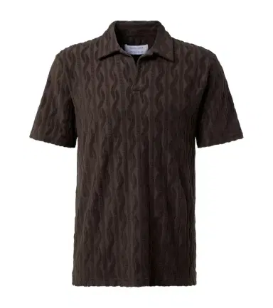 Frescobol Carioca Faustino cotton terry jacquard polo shirt | Thumbnail 1 Frescobol Carioca Faustino cotton terry jacquard polo shirt | Thumbnail 1