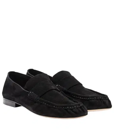 The Row Soft suede loafers | Thumbnail 1 The Row Soft suede loafers | Thumbnail 1