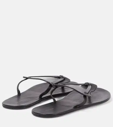 The Row Helena leather thong sandals | Thumbnail 2 The Row Helena leather thong sandals | Thumbnail 2