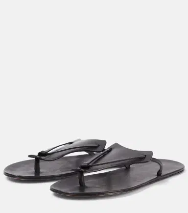The Row Helena leather thong sandals | Thumbnail 4 The Row Helena leather thong sandals | Thumbnail 4