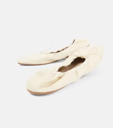The Row Round leather ballet flats | Thumbnail 3 The Row Round leather ballet flats | Thumbnail 3