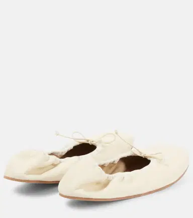 The Row Round leather ballet flats | Thumbnail 4 The Row Round leather ballet flats | Thumbnail 4