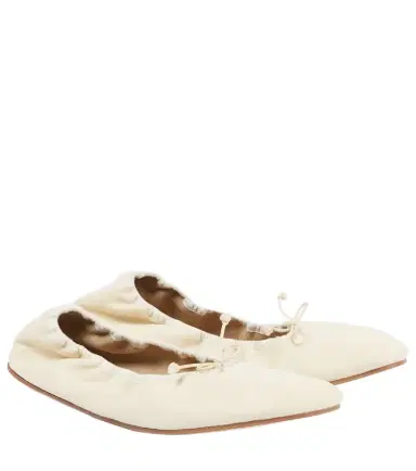 The Row Round leather ballet flats | Thumbnail 1 The Row Round leather ballet flats | Thumbnail 1
