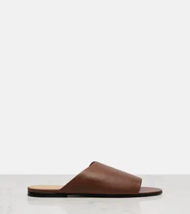 The Row Signum leather slides | Thumbnail 4 The Row Signum leather slides | Thumbnail 4