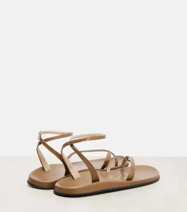 The Row Hugh leather sandals | Thumbnail 3 The Row Hugh leather sandals | Thumbnail 3