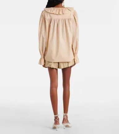 Chloe Chloé Ruffled cotton voile blouse | Thumbnail 5 Chloe Chloé Ruffled cotton voile blouse | Thumbnail 5
