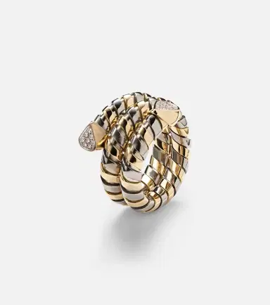 Marina B Trisola 18kt gold and titanium ring with diamonds | Thumbnail 2 Marina B Trisola 18kt gold and titanium ring with diamonds | Thumbnail 2