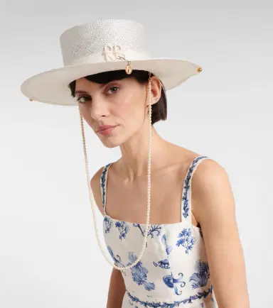 Ruslan Baginskiy Logo embellished straw hat | Thumbnail 5 Ruslan Baginskiy Logo embellished straw hat | Thumbnail 5