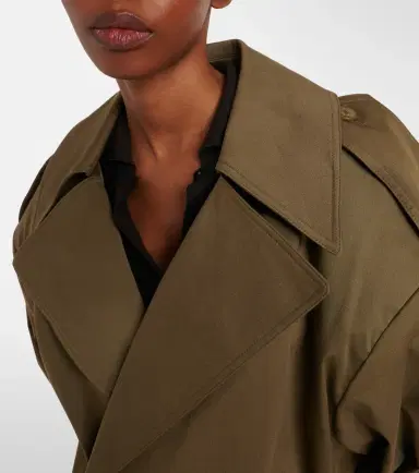 The Frankie Shop Zurich oversized cotton cropped trench coat | Thumbnail 5 The Frankie Shop Zurich oversized cotton cropped trench coat | Thumbnail 5