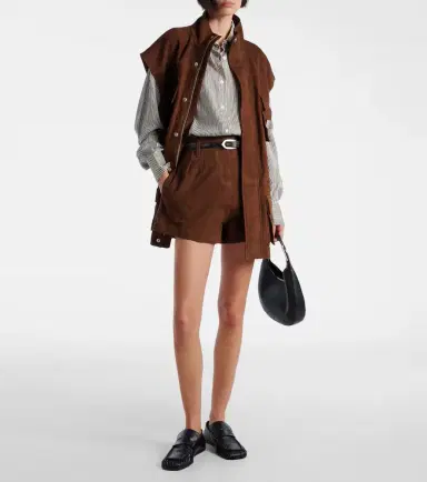 The Frankie Shop Lise suede shorts | Thumbnail 3 The Frankie Shop Lise suede shorts | Thumbnail 3