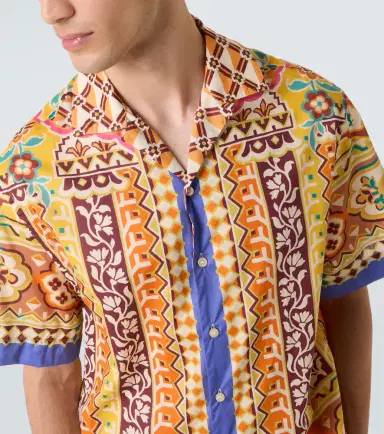 Etro Printed cotton bowling shirt | Thumbnail 2 Etro Printed cotton bowling shirt | Thumbnail 2