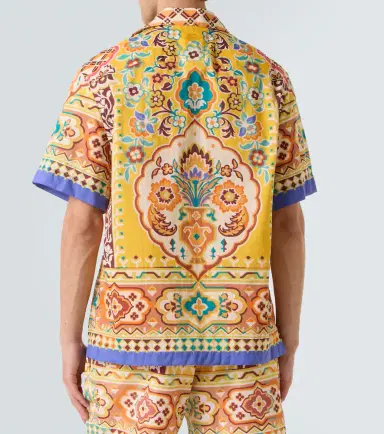 Etro Printed cotton bowling shirt | Thumbnail 3 Etro Printed cotton bowling shirt | Thumbnail 3