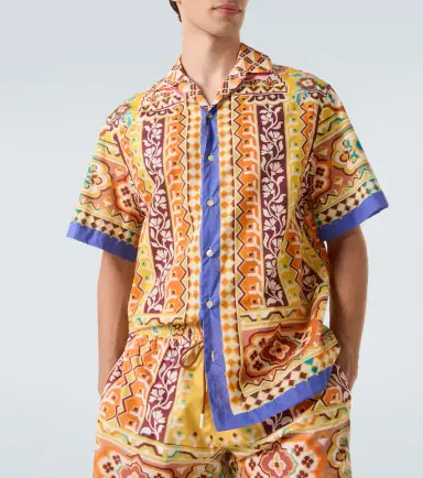 Etro Printed cotton bowling shirt | Thumbnail 5 Etro Printed cotton bowling shirt | Thumbnail 5