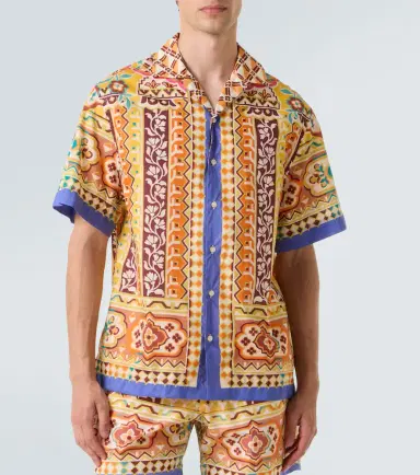 Etro Printed cotton bowling shirt | Thumbnail 6 Etro Printed cotton bowling shirt | Thumbnail 6
