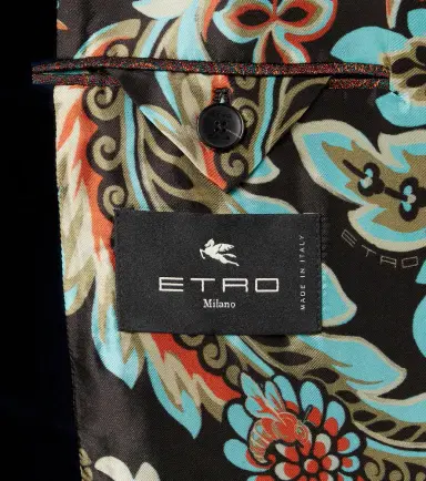 Etro Cotton velvet blazer | Thumbnail 2 Etro Cotton velvet blazer | Thumbnail 2
