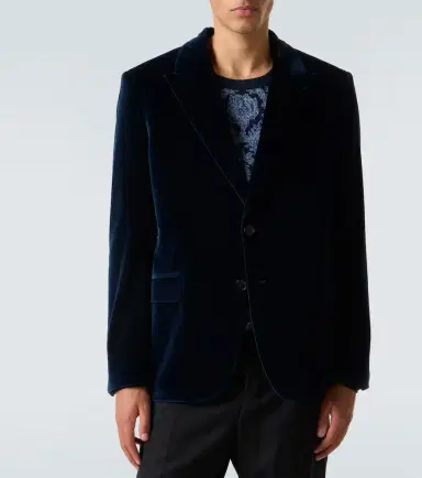 Etro Cotton velvet blazer | Thumbnail 4 Etro Cotton velvet blazer | Thumbnail 4