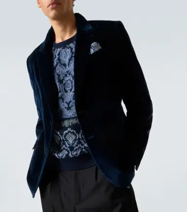 Etro Cotton velvet blazer | Thumbnail 5 Etro Cotton velvet blazer | Thumbnail 5