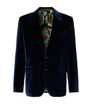 Etro Cotton velvet blazer | Thumbnail 1 Etro Cotton velvet blazer | Thumbnail 1