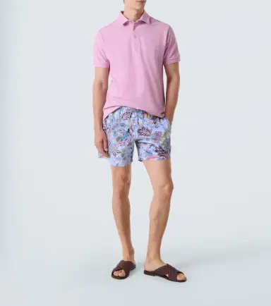 Etro Cotton piqué polo shirt | Thumbnail 5 Etro Cotton piqué polo shirt | Thumbnail 5