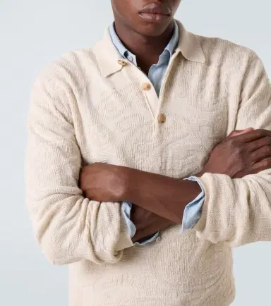 Etro Jacquard wool-blend polo sweater | Thumbnail 5 Etro Jacquard wool-blend polo sweater | Thumbnail 5